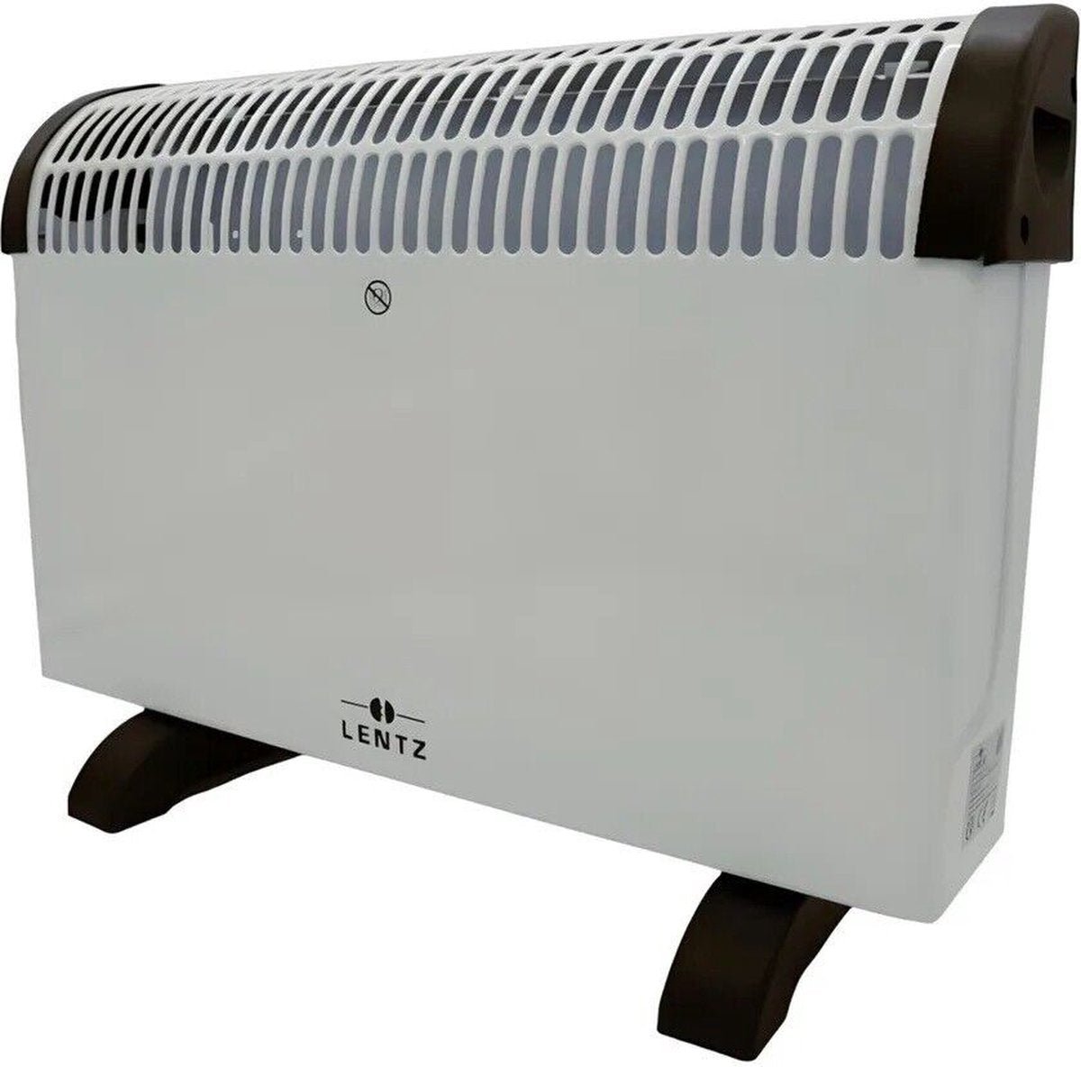 Lentz Convectorkachel - elektrische verwarming - 2000W - 3 warmtestanden: 750/1250/2000W - Wit